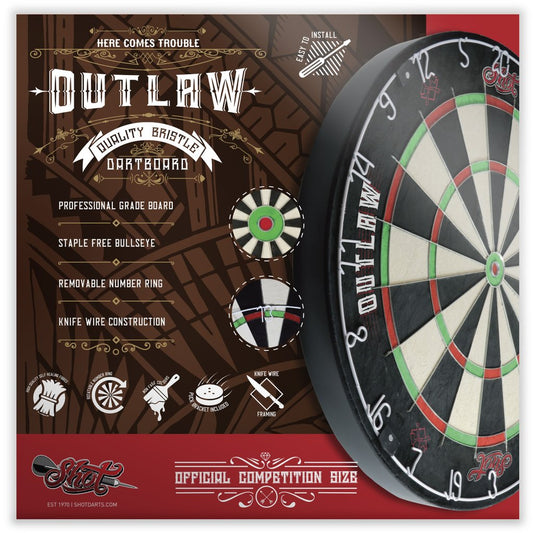 Outlaw Dart Board