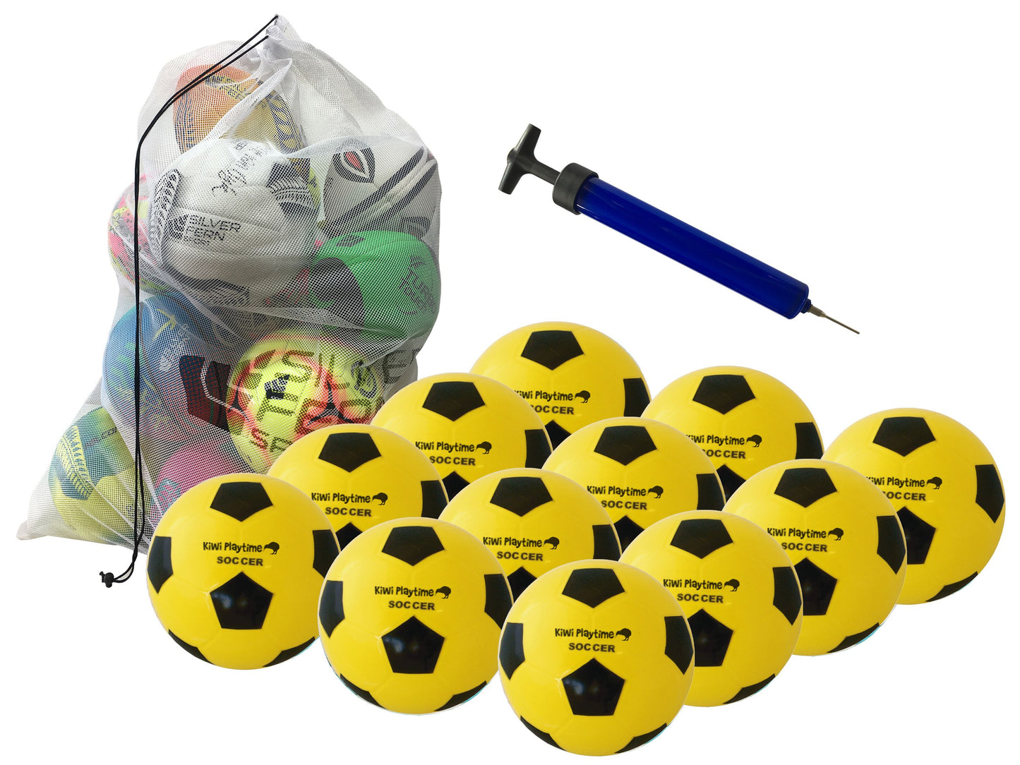 PVC Soccer Ball Kit - 12 Ball