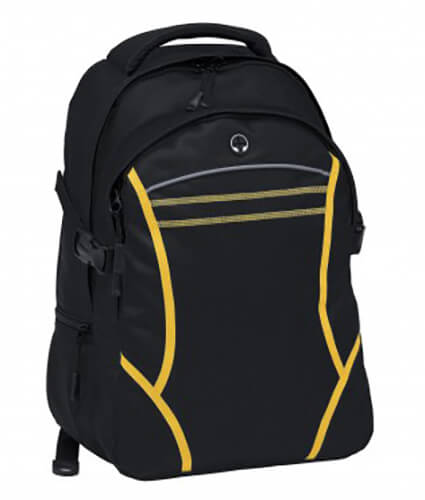 Reflex Backpack Black Gold Web