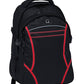 Reflex Backpack Black Red Web