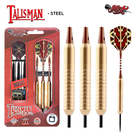 Shot Talisman Steel Tip Dart Set