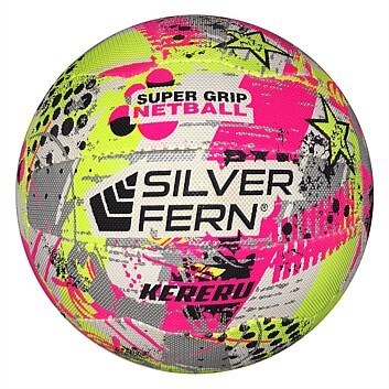 Silver Fern Kereru Netball Silver Pink Yellow 5