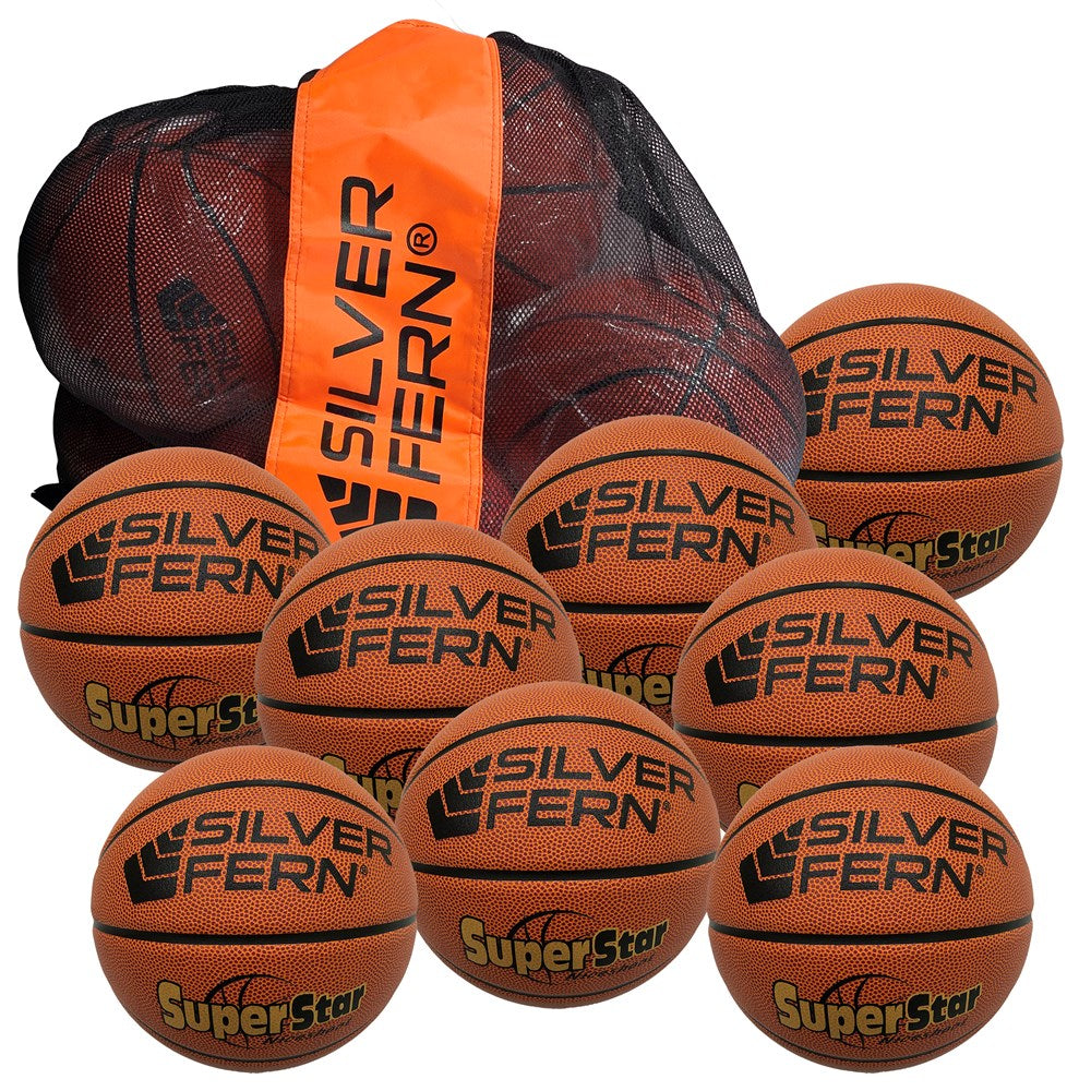 Silver Fern Basketball 'Match' 8 Ball Pack