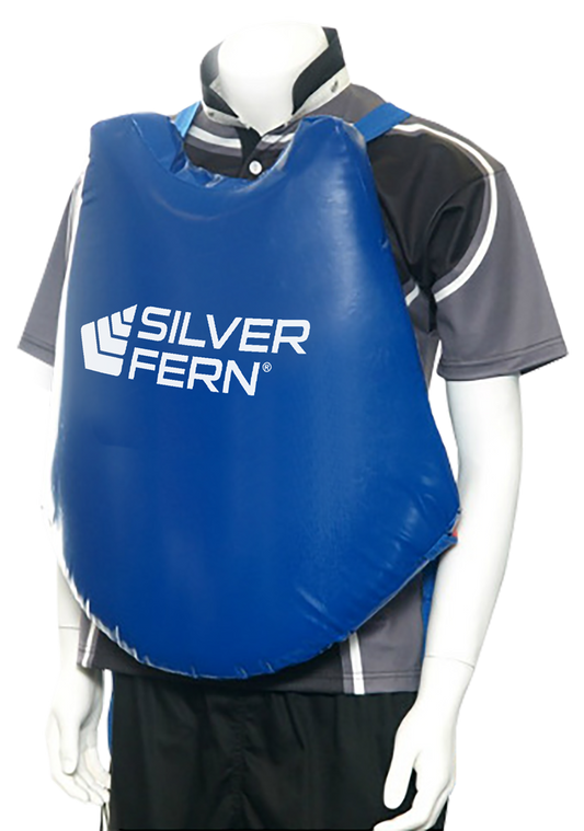Silver Fern Strap-On Chest Shield