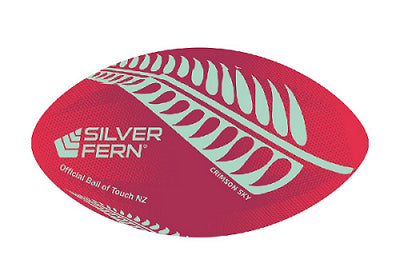 Silver Fern Sport Crimson Sky Touch Ball