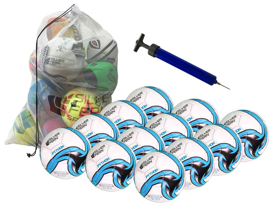 Silver Fern Soccer Ball Kit, sz3 - 12 Ball