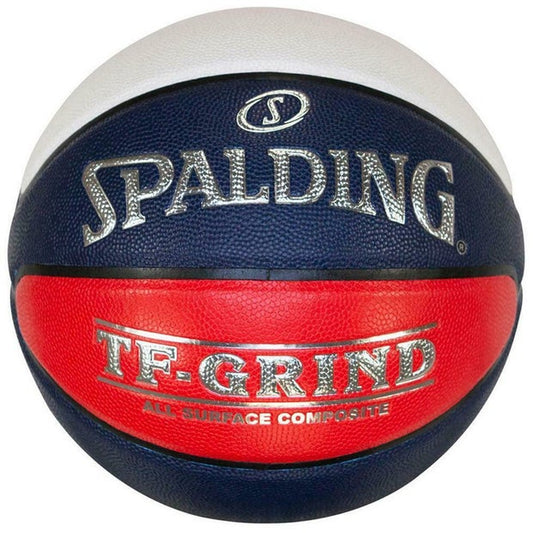 Spalding TF Grind Indoor/Outdoor Basketball - Red/White/Blue